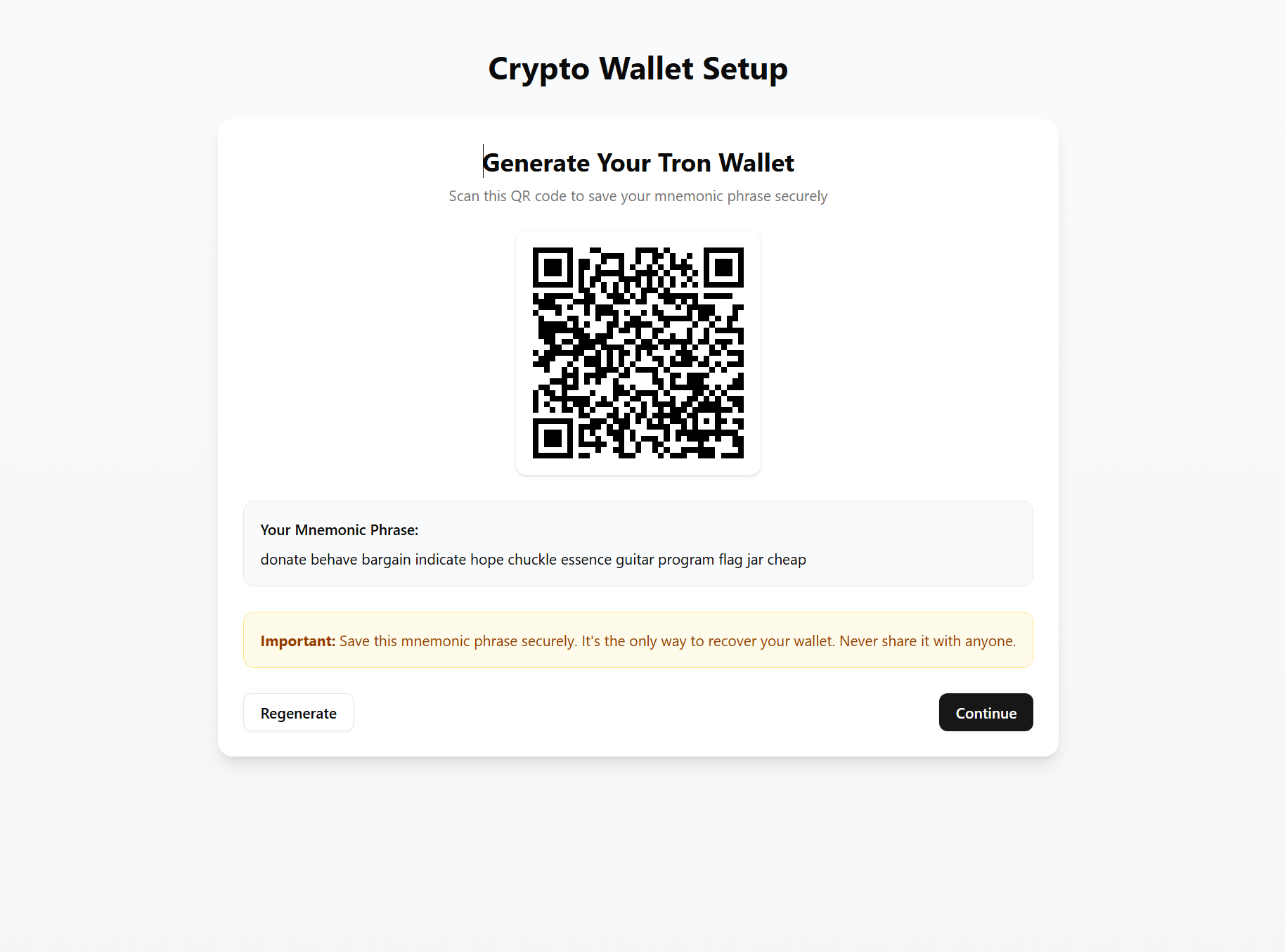 Crypto Wallet